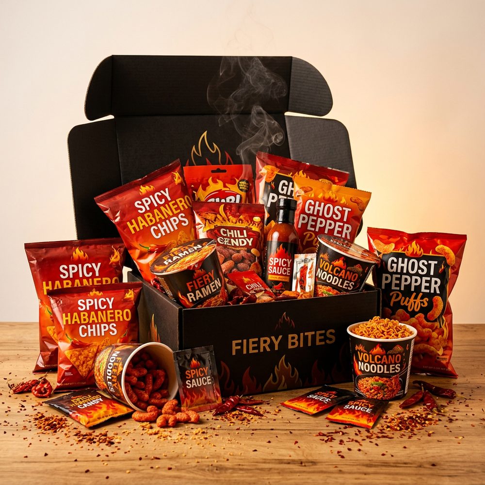 The Inferno Box — Extreme Spicy Snack Challenge